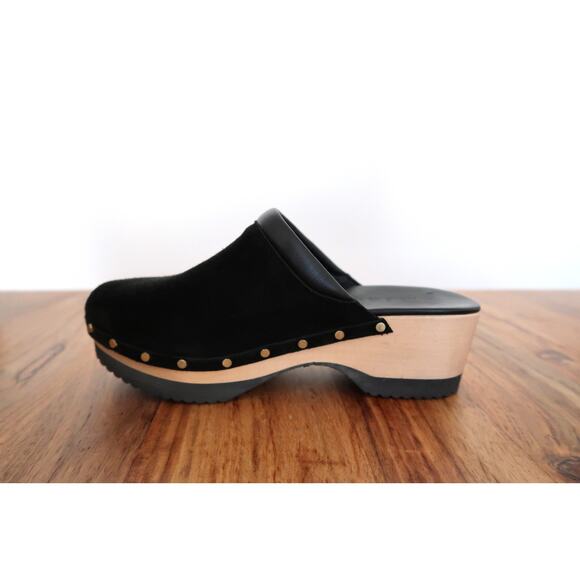 M. GEMI The Greta Clog Italian Suede Leather Made in Italy Garmentory 39 9 $298 - Picture 4 of 10